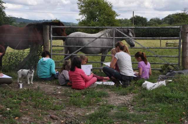 Mid Wales Arts B&B Caersws Экстерьер фото